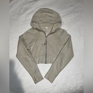 Lululemon Scuba Full-Zip Cropped Hoodie